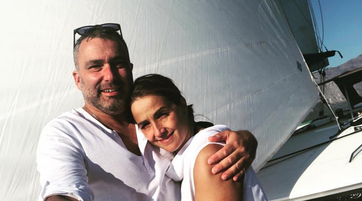 A műsorvezető és párja, Andrea a tengeren tölt néhány napot /Fotó: Instagram