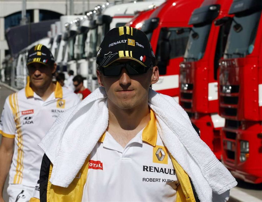 Kubica przestrzega Renault