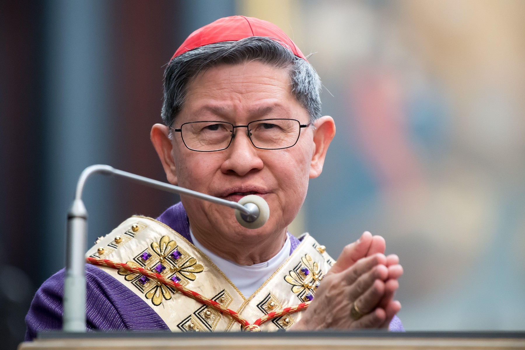 Filipínsky kardinál Luis Tagle.