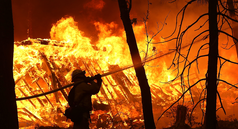 A trio of wildfires continues to ravage California.