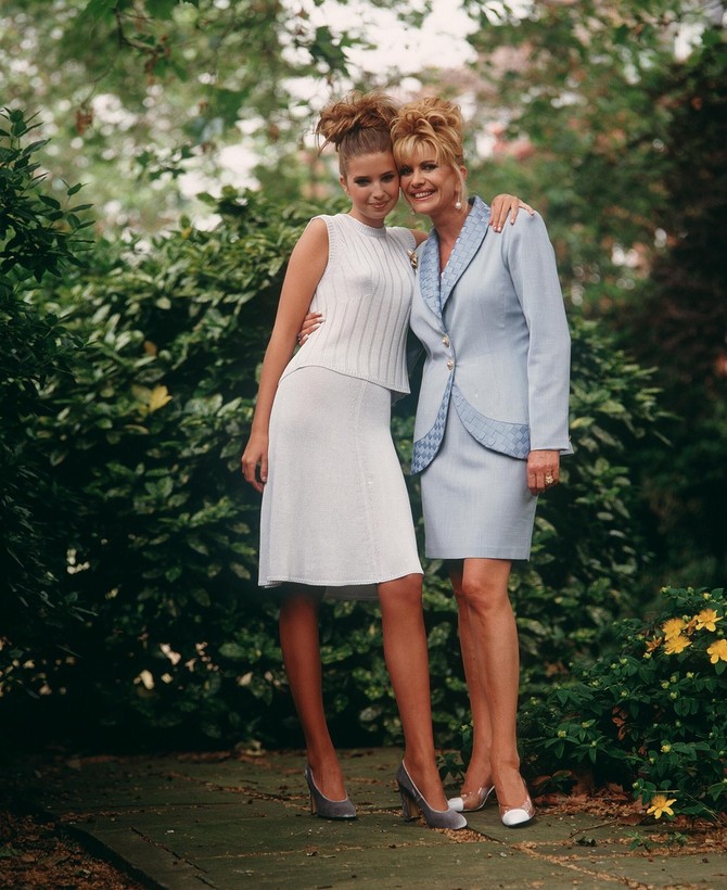 Ivanka Tramp sa majkom Ivanom Tramp