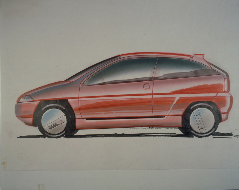 Renault CLIO I (1990-1999) Jeden z projektów z 1990 roku