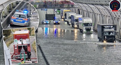 Koszmar pogodowy w Warszawie. S8 wyłączona z ruchu, alarm dla policjantów. Jest pilny apel