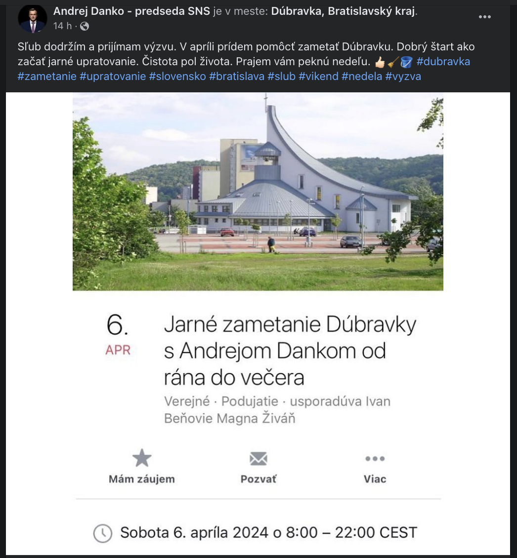 Andrej Danko zrejme splní sľub, ktorý dal po nehode v Dúbravke.
