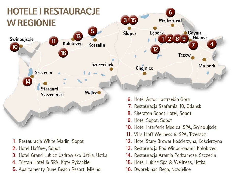 Gdzie jeść i nocować na Pomorzu?