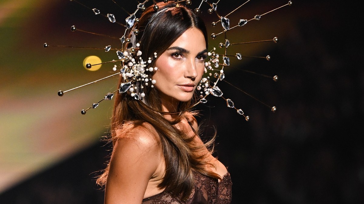 Veľký horoskop na rok 2026: Lily Aldridge, prehliadka značky Victoria's Secret, New York, 15. október 2025