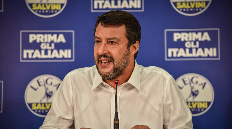 Matteo Salvini a járvány okozta vészhelyzet után tartana választásokat /Fotó: MTI/EPA/ANSA/Matteo Corne