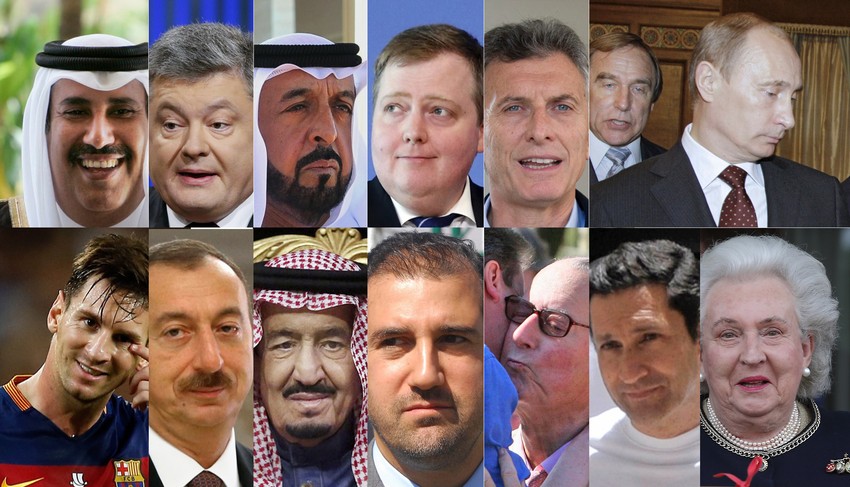 Oni su na spisku šefova država, političara i poznatih koji su prali novac