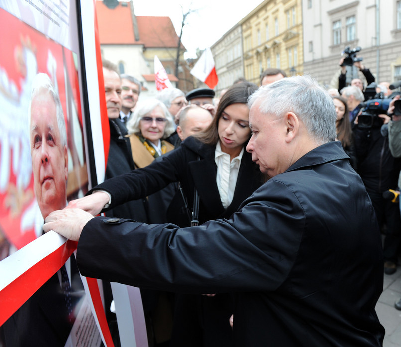 Marta Kaczyńska i Jarosław Kaczyński