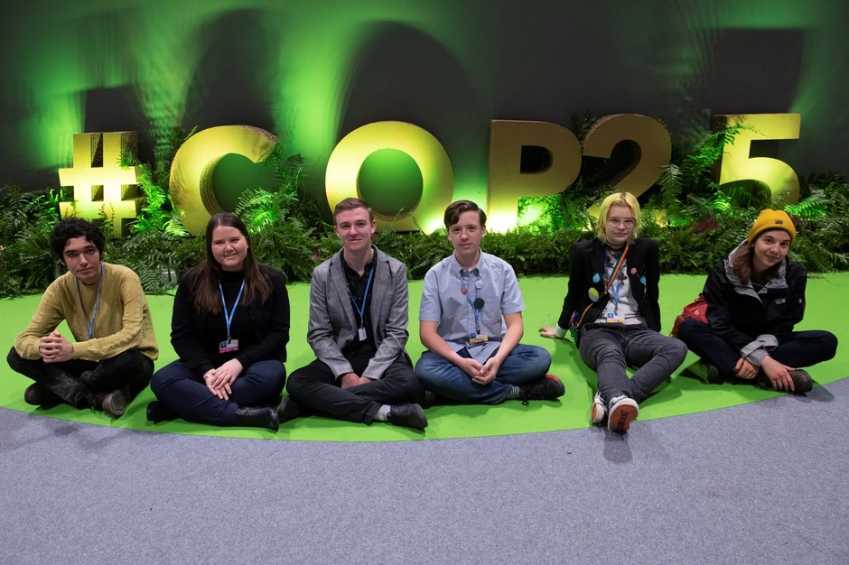 Aršak Makičijan (prvi s leva) na klimatskom skupu u Madridu