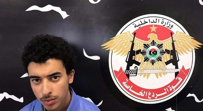 A photo released on the Facebook page of Libya's Special Deterrence Force on May 24, 2017 claims to show Hashem Abedi, a brother of the man suspected of carrying out the bombing in Manchester, after he was detained in Tripoli
