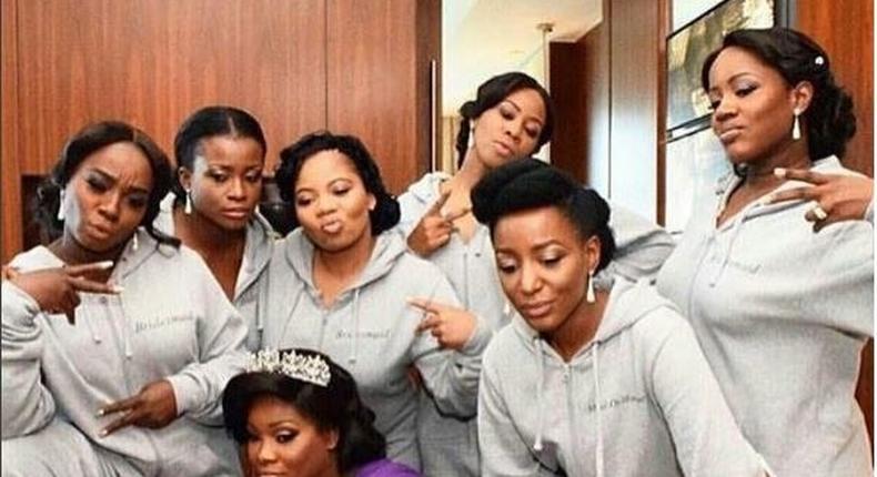 Toolz and her Bridal train