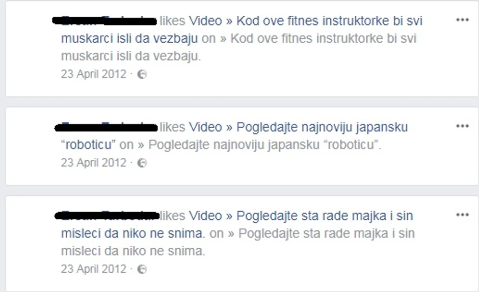 Lajkovao inceste po Fejsbuku