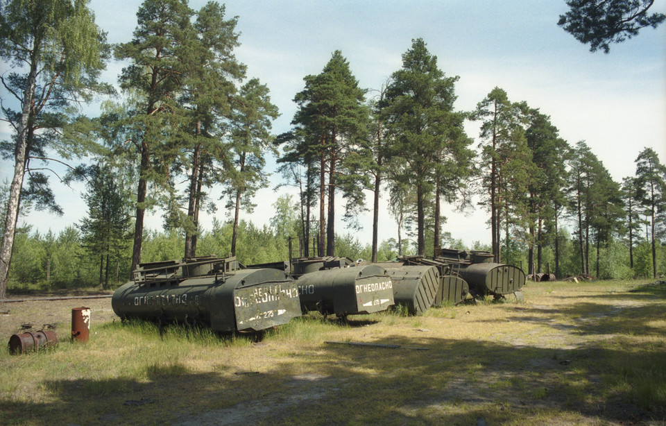 Borne Sulinowo - tereny dawnej bazy wojsk radzieckich, które stacjonowały tu od 1945 do 1992 roku, 1993 r. 