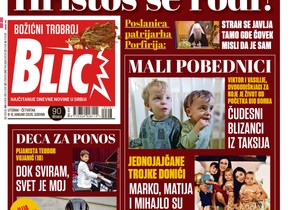 Blic naslovna strana za 6.1.