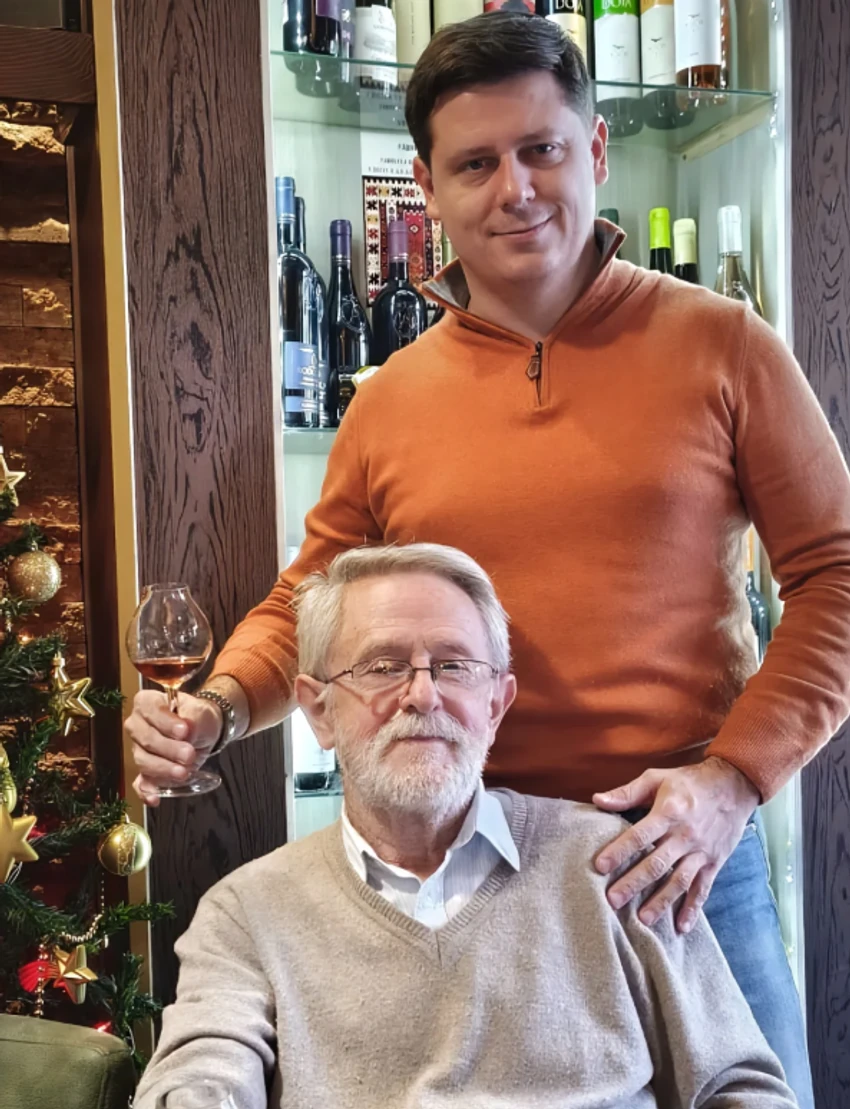 Vojislav Milošević sa ocem