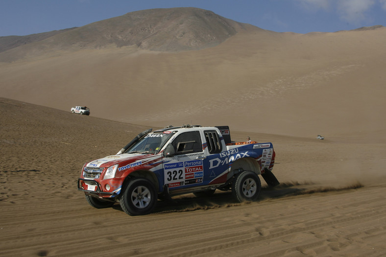 Rajd Dakar 2011: dobra postawa Polaków, Hołowczyc z otwartymi drzwiami (5.etap, wyniki, fot. Willy Weyens)