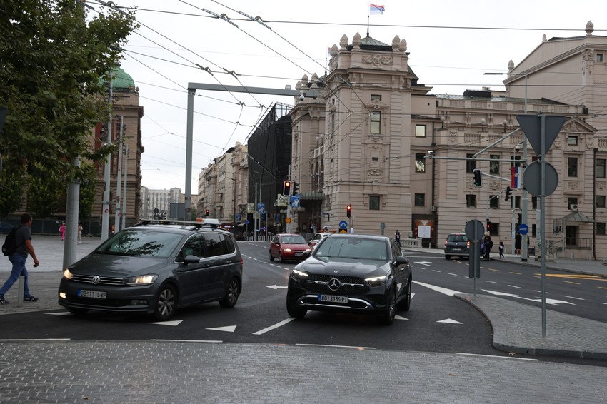 Ulice u centru Beograda ponovo otvorene za saobraćaj