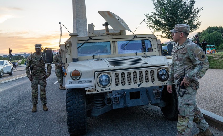 Nacionalna garda na ulicama Vašingtona