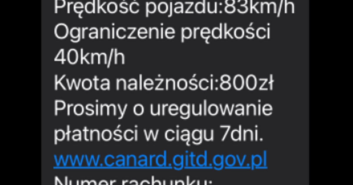  Kierowcy dostają SMS-y z mandatami. Komunikat GITD