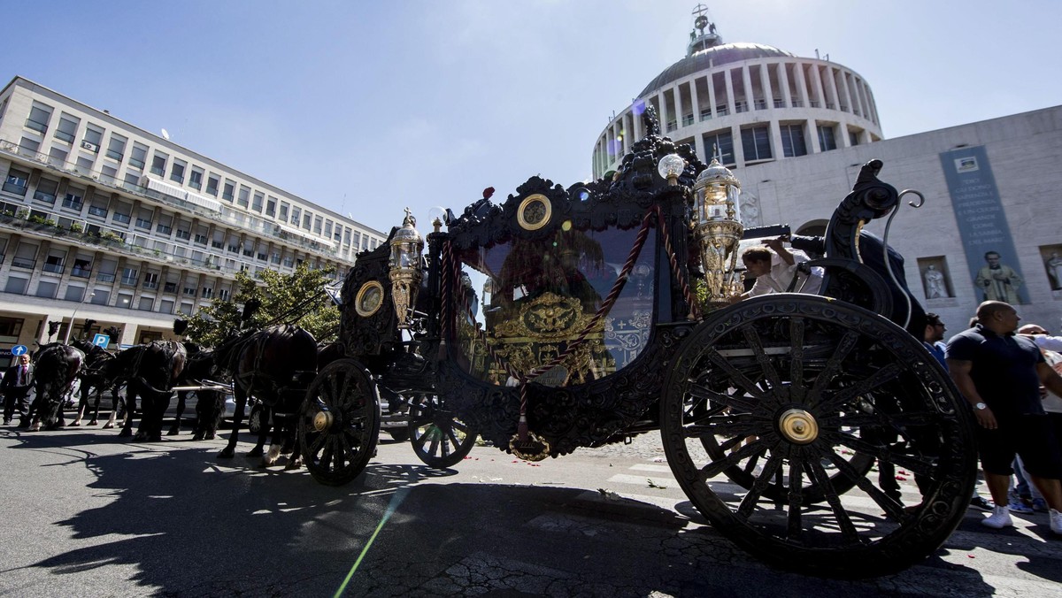 ITALY CRIME (Funeral for alleged mafia boss)