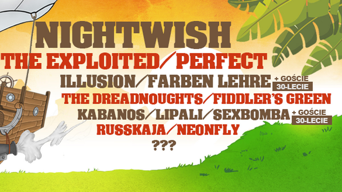 Nightwish, Russkaja, The Exploited, Dreadnoughts, Fiddler's Green, Neonfly to pierwsze zagraniczne gwiazdy jakie ogłosili organizatorzy tegorocznej edycji Czad Festiwalu. Impreza odbędzie się w dniach 25-28 sierpnia w Straszęcinie.