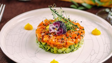 tatar morski, elegancka, szybka przekąska na sylwestrowe przyjęcie. po