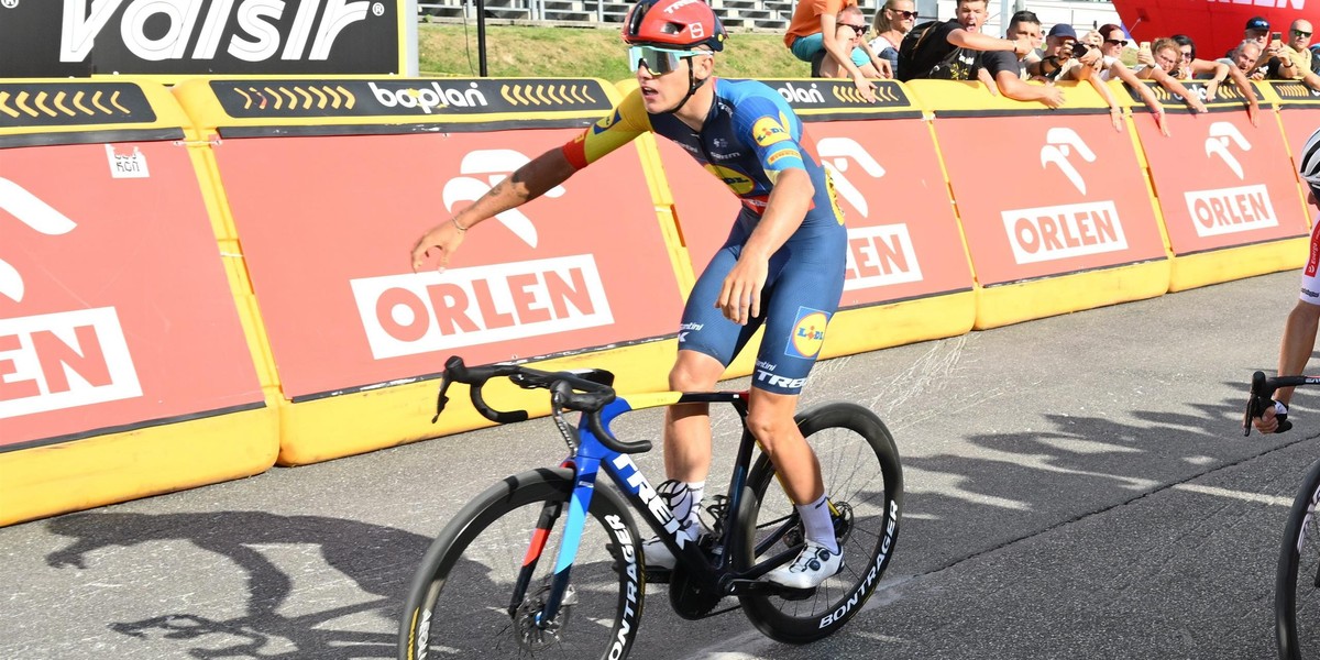 Belg Thibau Nys odniósł trzecie zwycięstwo etapowe w tegorocznym Tour de Pologne.