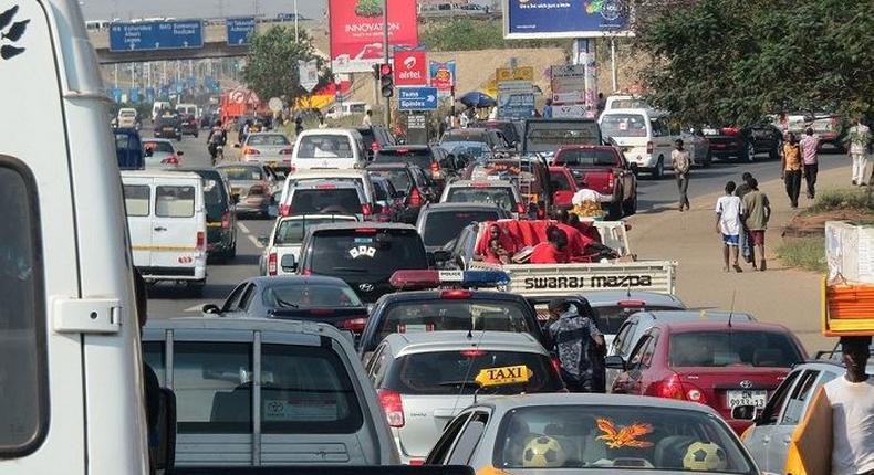 Vehicular traffic in Accra