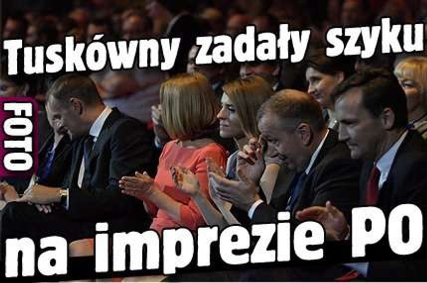 Tuskówny zadały szyku na imprezie PO. FOTO