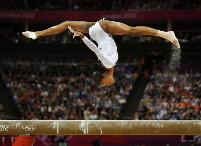 Amerykańska gimnastyczka Gabby Douglas