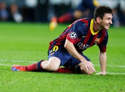 Liga hiszpańska: Barcelona wygrała, ale straciła Messiego. WIDEO