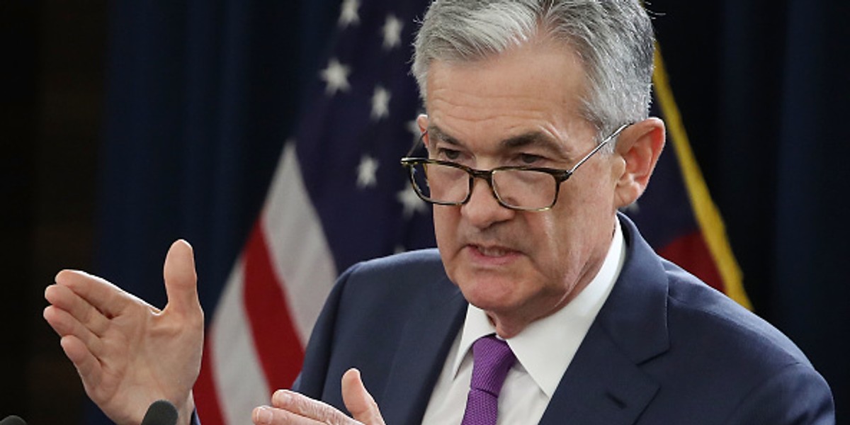 Jerome Powell, przewodniczący amerykańskiego banku centralnego - Fedu