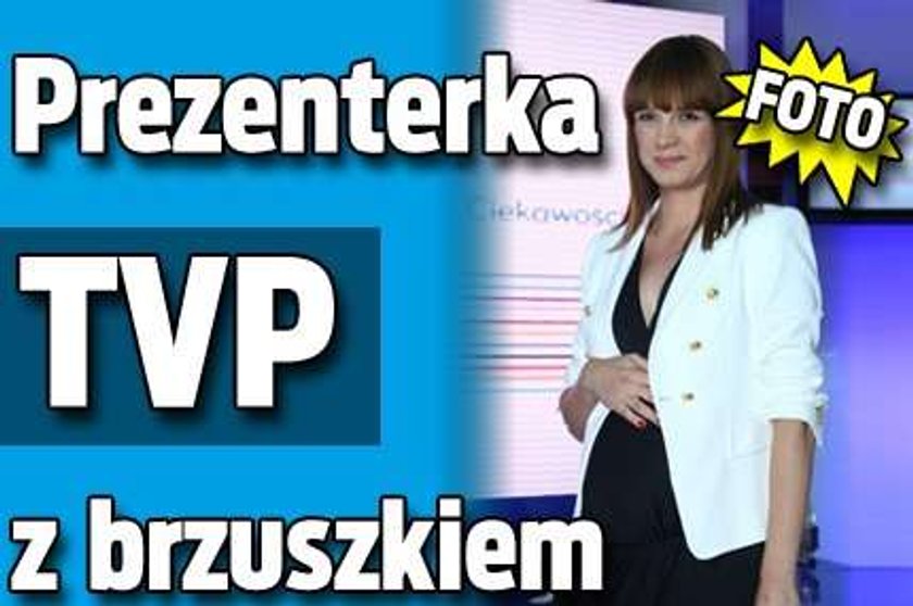 Prezenterka TVP z brzuszkiem. Foto