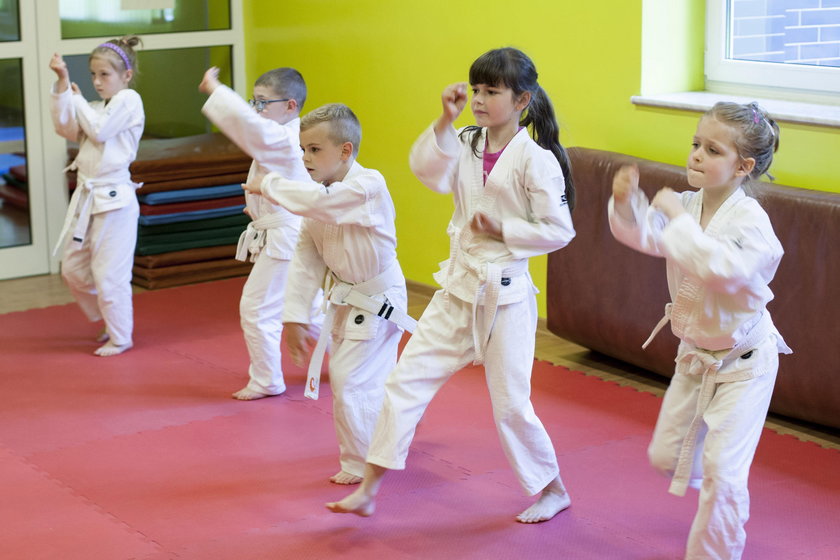 Przyszpitalna sekcja karate dla dzieci