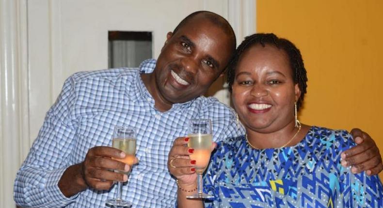 Kamotho Waiganjo with Anne Waiguru