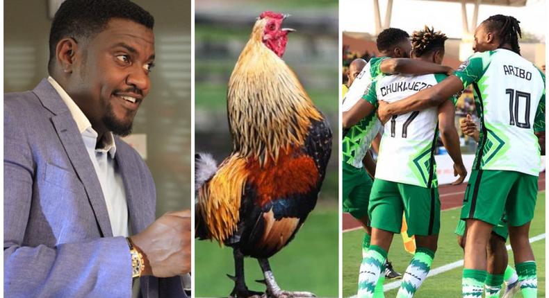 ‘I told you they are Super Chickens’ – John Dumelo trolls Nigeria after World Cup failure