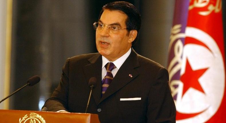 Former Tunisian president Zine el Abidine Ben Ali, living in exile in Saudi Arabia since fleeing in 2011, has been convicted in absentia in several cases