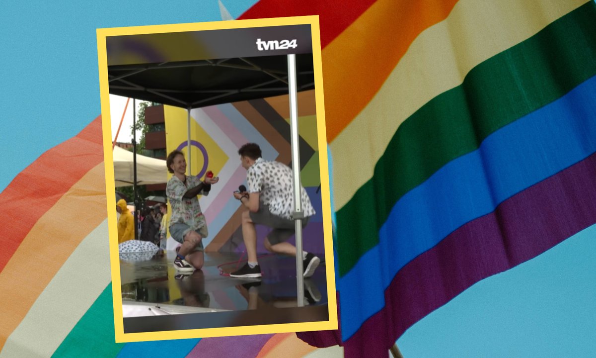 Wrocławski marsz równości pełen emocji. Zakochani powiedzieli sobie "tak"