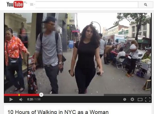 Na co narażona jest kobieta na ulicach Manhattanu? [WIDEO]