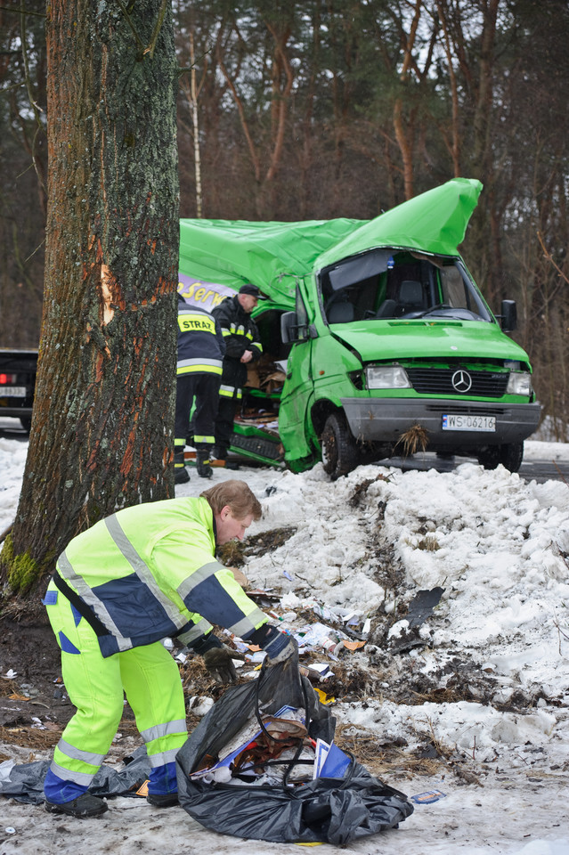 Trzy ofiary wypadku drogowego w Kajetanówce