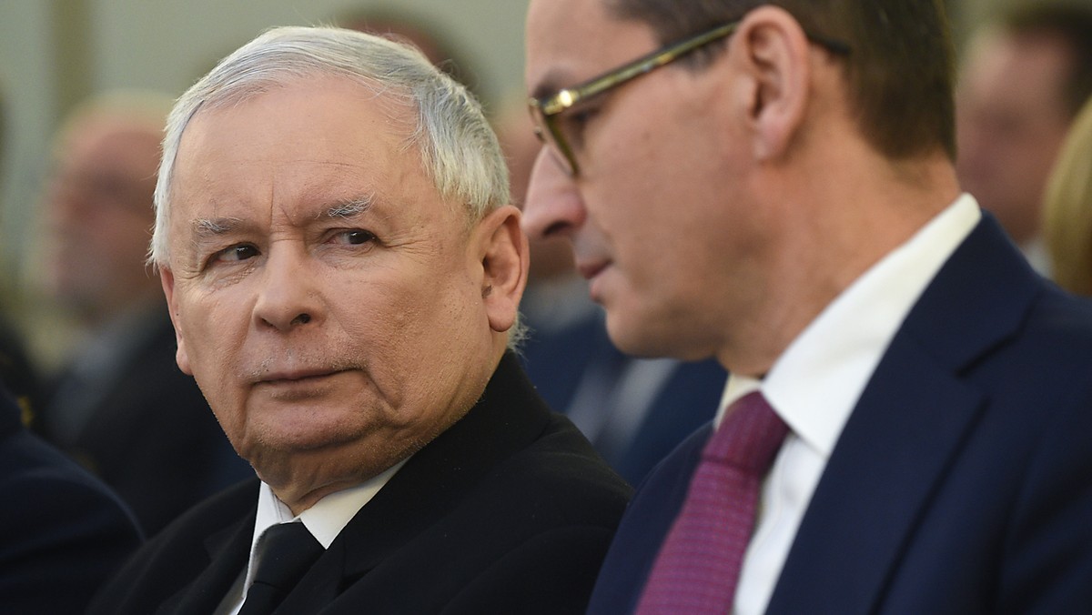 Jarosław Kaczyński Mateusz Morawiecki