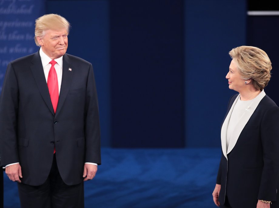 The election is turning into a nail-biter as public polls show Hillary Clinton's lead in the race against Donald Trump eroding.