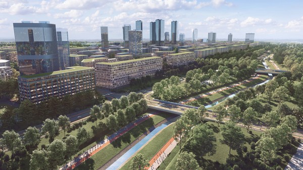 Nowe Miasto, to dzielnica, która ma wyrosnąć na terenach Płaszowa i Rybitw. 