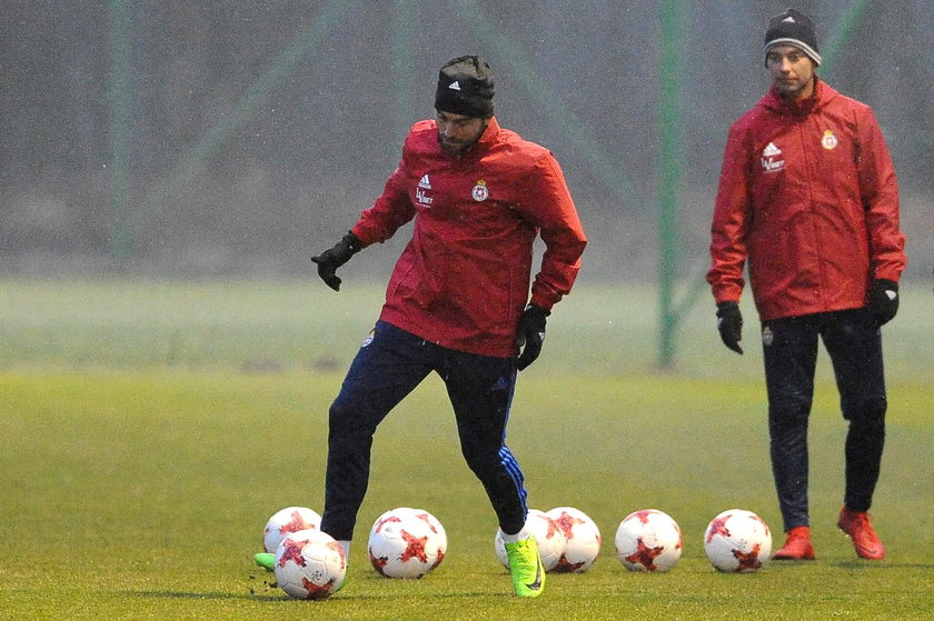 Pilka nozna. Ekstraklasa. Wisla Krakow. Konferencja prasowa. 09.01.2018