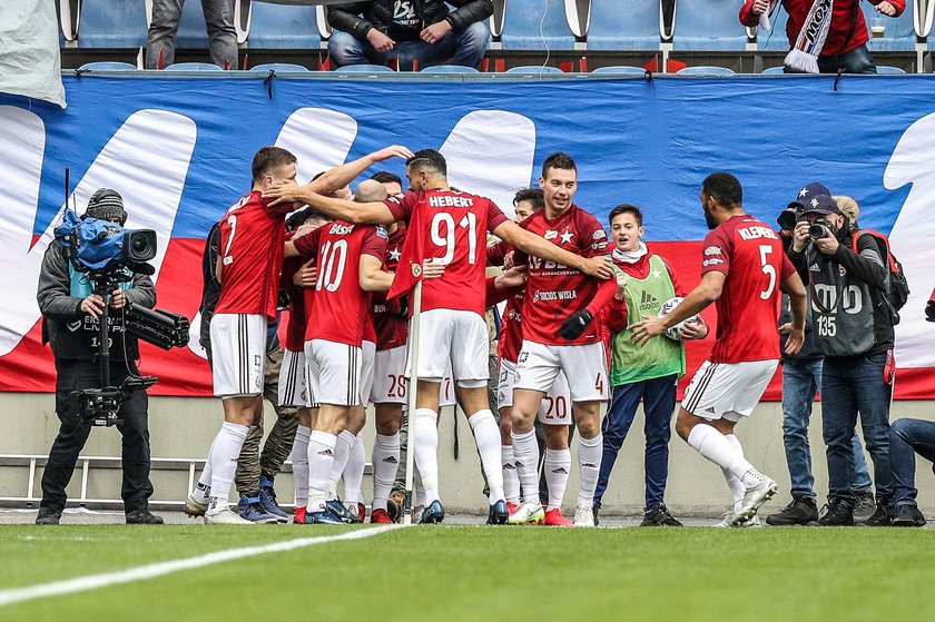 Pilka nozna. PKO Ekstraklasa. Wisla Krakow - Lech Poznan. 08.03.2020