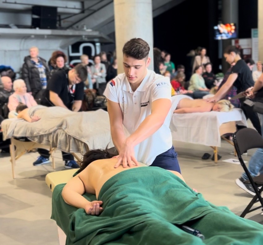 Bogdan Budimir, osvajač zlatne medalje u masiranju