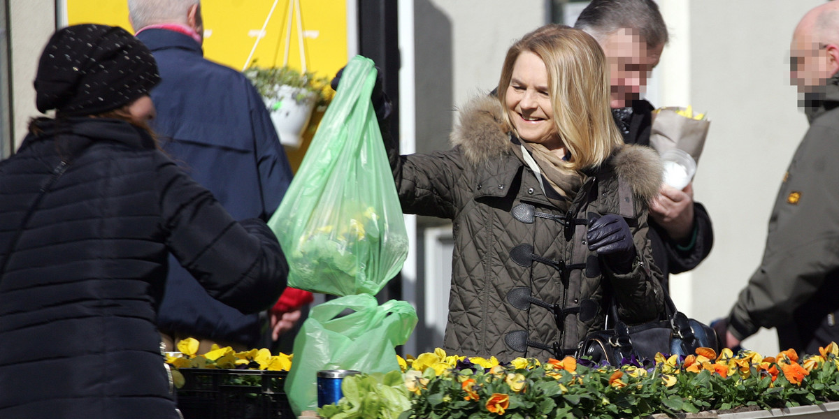 Małgorzata Tusk robi przedświąteczne zakupy