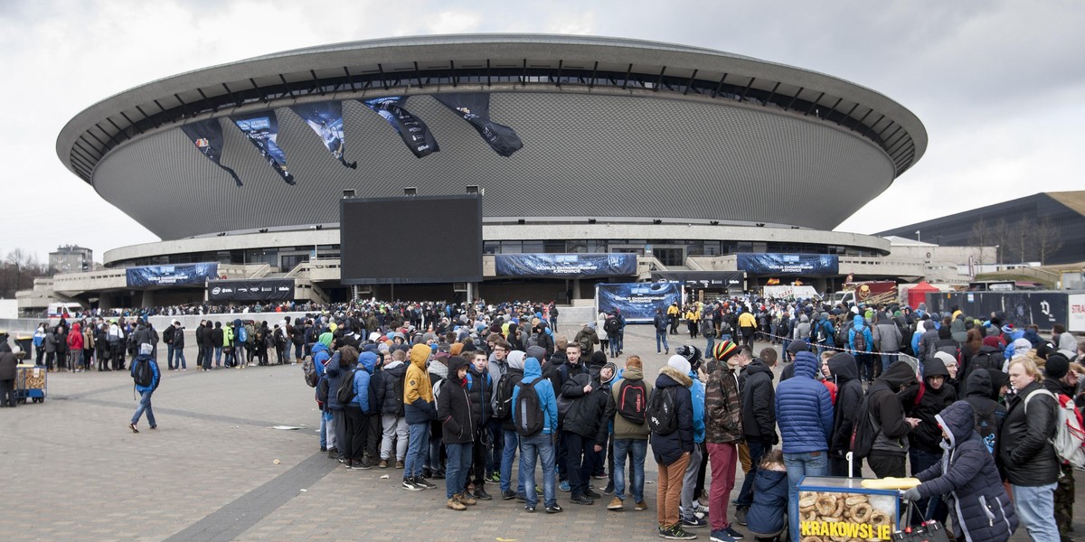 Katowice. Kolejka do Spodka. Intel Extreme Masters 2017 