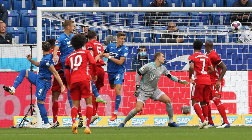 Bayern Monachium przegrał z Hoffenheim 1:4